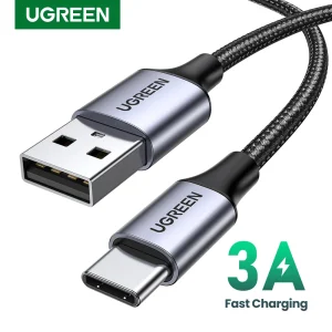 UGREEN 3A USB Type C Cable For Xiaomi Samsung S25 S24 Fast Charging USB Charging Data Cable 18W For iPhone 17 16 iPad Poco USB C